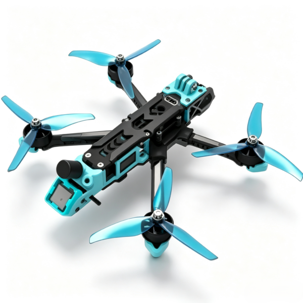 Lion 5 5 Inch Professional FPV Racing Drone | 180km/h High Speed | 7km Long Control Range | 1kg Payload | Night Vision Wide Angle | for Freestyle & Long-Range Flight
