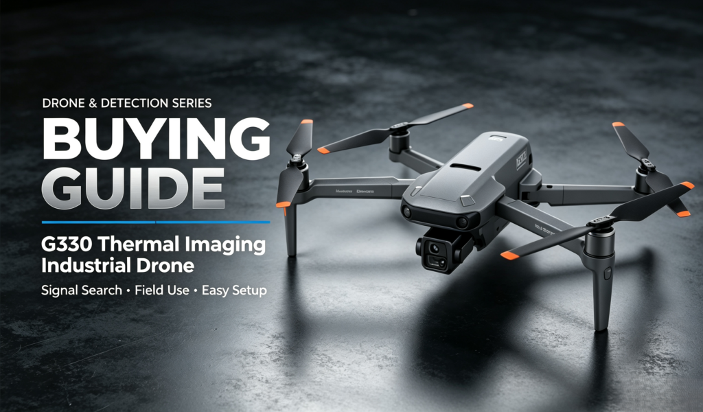 G330 thermal imaging industrial drone buying guide - foldable dual-sensor inspection UAV front view