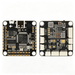 RFFC-F722 High-Performance FPV Flight Controller | STM32F722 Flagship MCU | ICM42688P Gyro | Built-in ELRS & DJI Air Unit Port | For Advanced Racing & Freestyle Drones