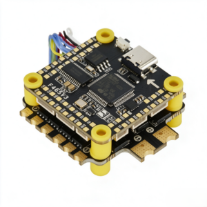 RFFS-F405-65A Industrial-Grade All-in-One FPV Flight Stack | STM32F405 FC + 65A 4-in-1 ESC | AM32 Firmware | DSHOT600 | 2-8S LiPo | For 13/15 Inch Large Drones