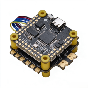 RFFS-F722-50A High-Performance All-in-One FPV Flight Stack | STM32F722 FC + 50A 4-in-1 ESC | AM32 Firmware | DSHOT600 Supported | 2-6S LiPo | For 7/8 Inch Advanced FPV Drones