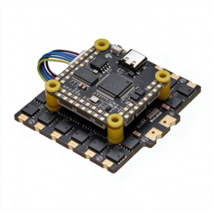 RFFS-F722-80A Industrial Heavy-Duty All-in-One Flight Stack | STM32F722 FC + 80A 4-in-1 ESC | AM32 Firmware | DSHOT600 Supported | 2-8S Wide Voltage | For 13/15 Inch Large Industrial Drones