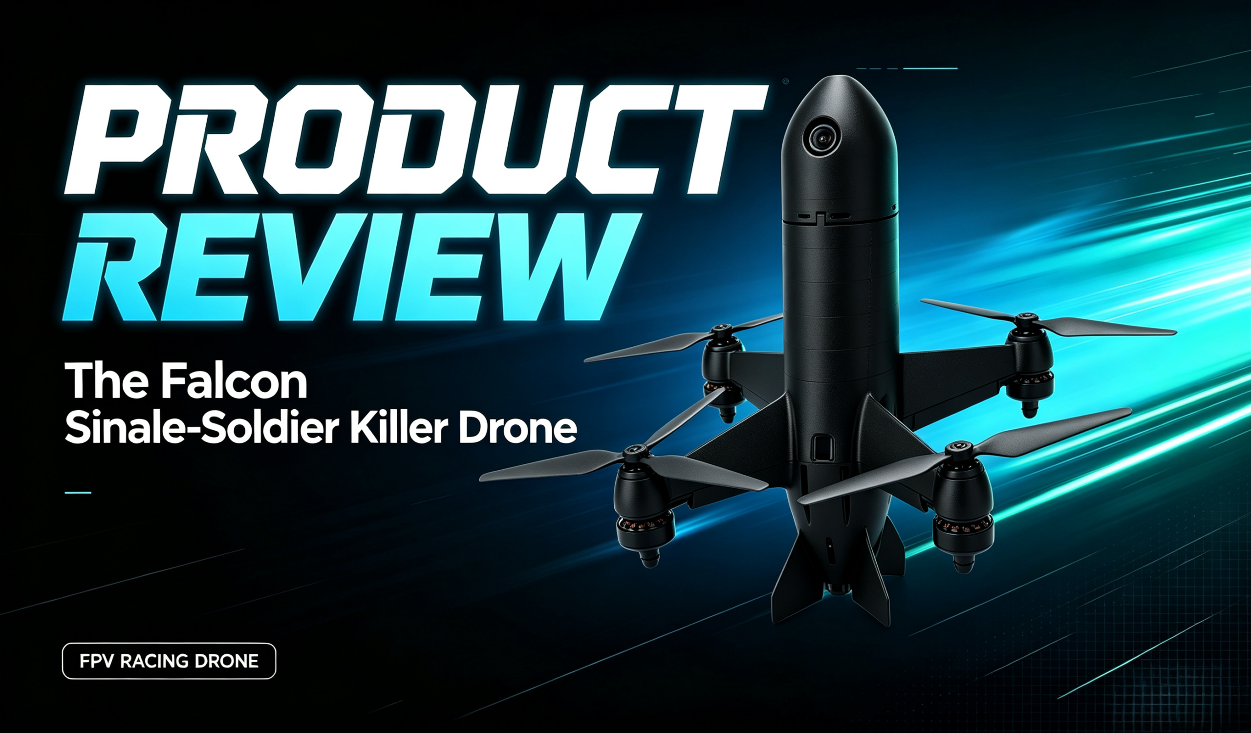The Falcon Sinale-Soldier Killer Drone Review｜High‑Speed Quad‑Rotor Interception Counter‑UAV
