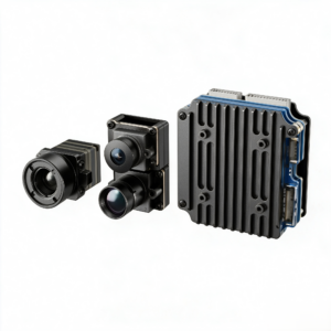 XHTD75CCT Split-Type Tri-Optical AI Tracking Module | Long/Short-Focus Visible Light + Infrared Thermal Imaging | Person/Vehicle Recognition & Positioning | Ultra-Light Low-Power | All-Weather Visual Module for Micro UAVs