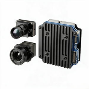 XHTD75CLT Split-Type Dual-Light AI Tracking Module | Long-Focus Visible Light + Infrared Thermal Imaging | Person/Vehicle Recognition & Tracking | Target Positioning | Ultra-Light Low-Power | Day-Night Visual Module for Micro UAVs