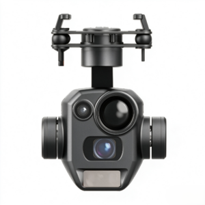 XHTF270 Miniature 3-Axis Four-Optical Stabilized Gimbal Pod | 50MP Ultra-Wide Visible Light + Thermal Imaging | AI Person/Vehicle Recognition | Target Positioning | 4K HD | For Industrial UAV Inspection & Security