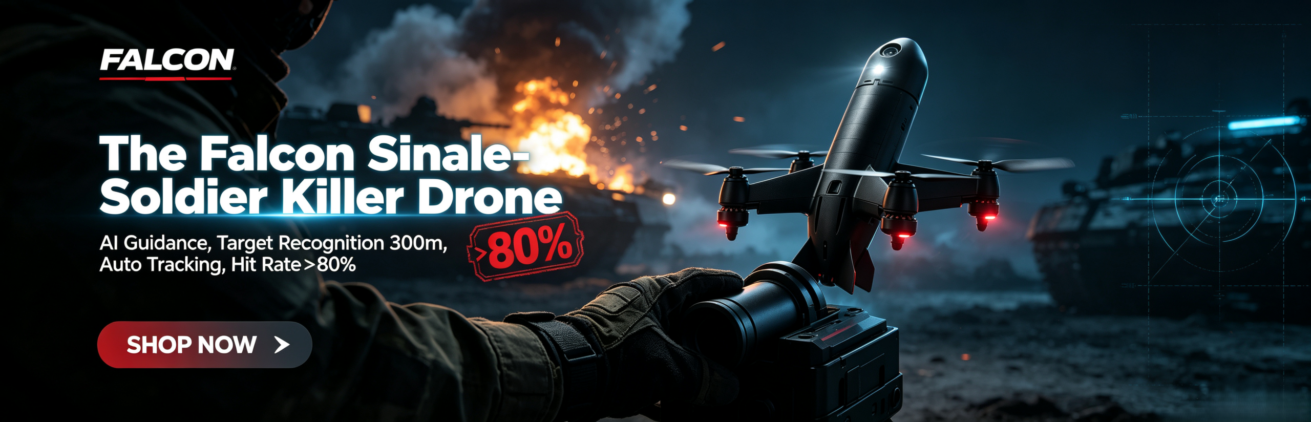The Falcon Sinale-Soldier Killer Drone