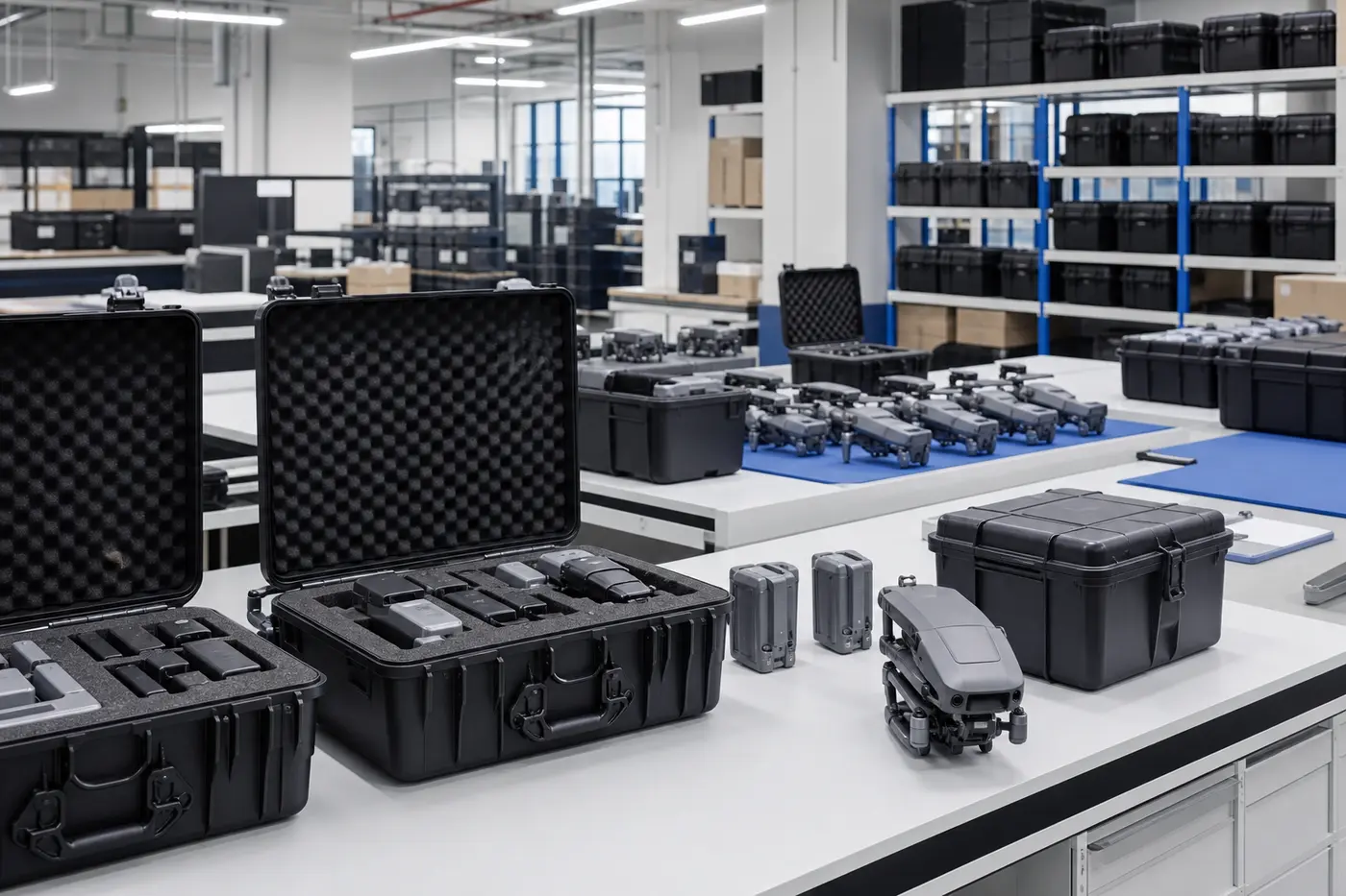 Finished product packing and warehouse area
