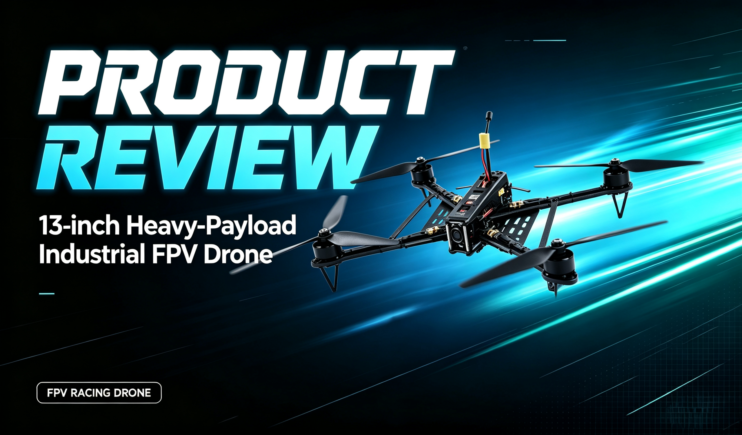 13-inch 8S Heavy-Payload Industrial FPV Drone Review | Max 8kg Load Operational Quadcopter Test