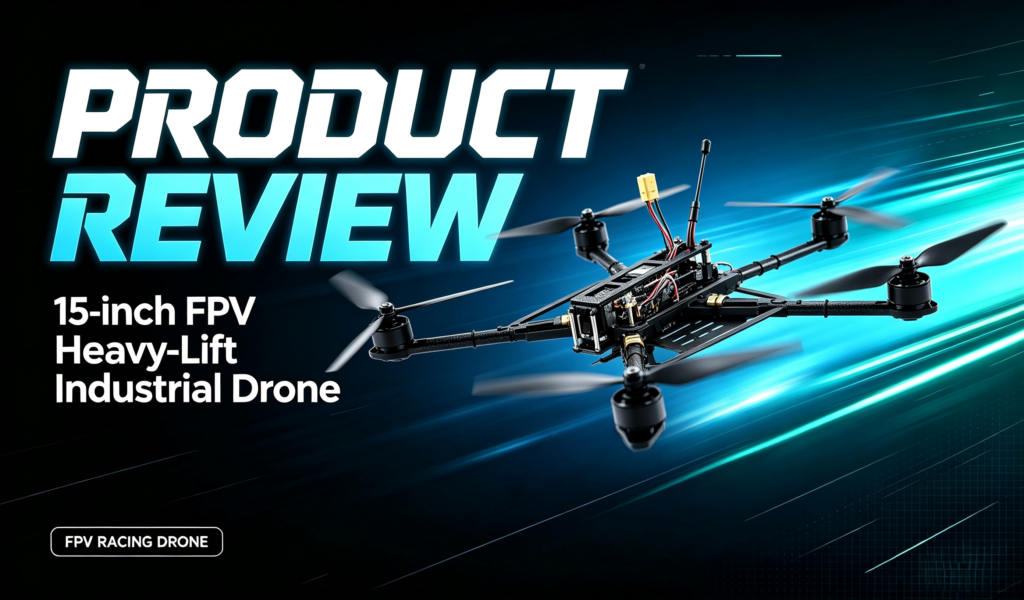 15-inch 8S Heavy-Lift Industrial FPV Review | Max 10kg Payload 25min Long-Endurance Operational Drone