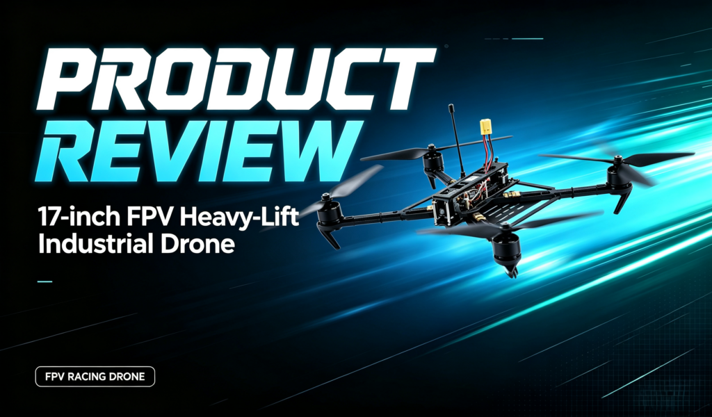 17-inch 8S-10S Wide-Voltage Heavy-Lift FPV Review | Max 13kg Payload Super-Heavy Industrial Drone Test