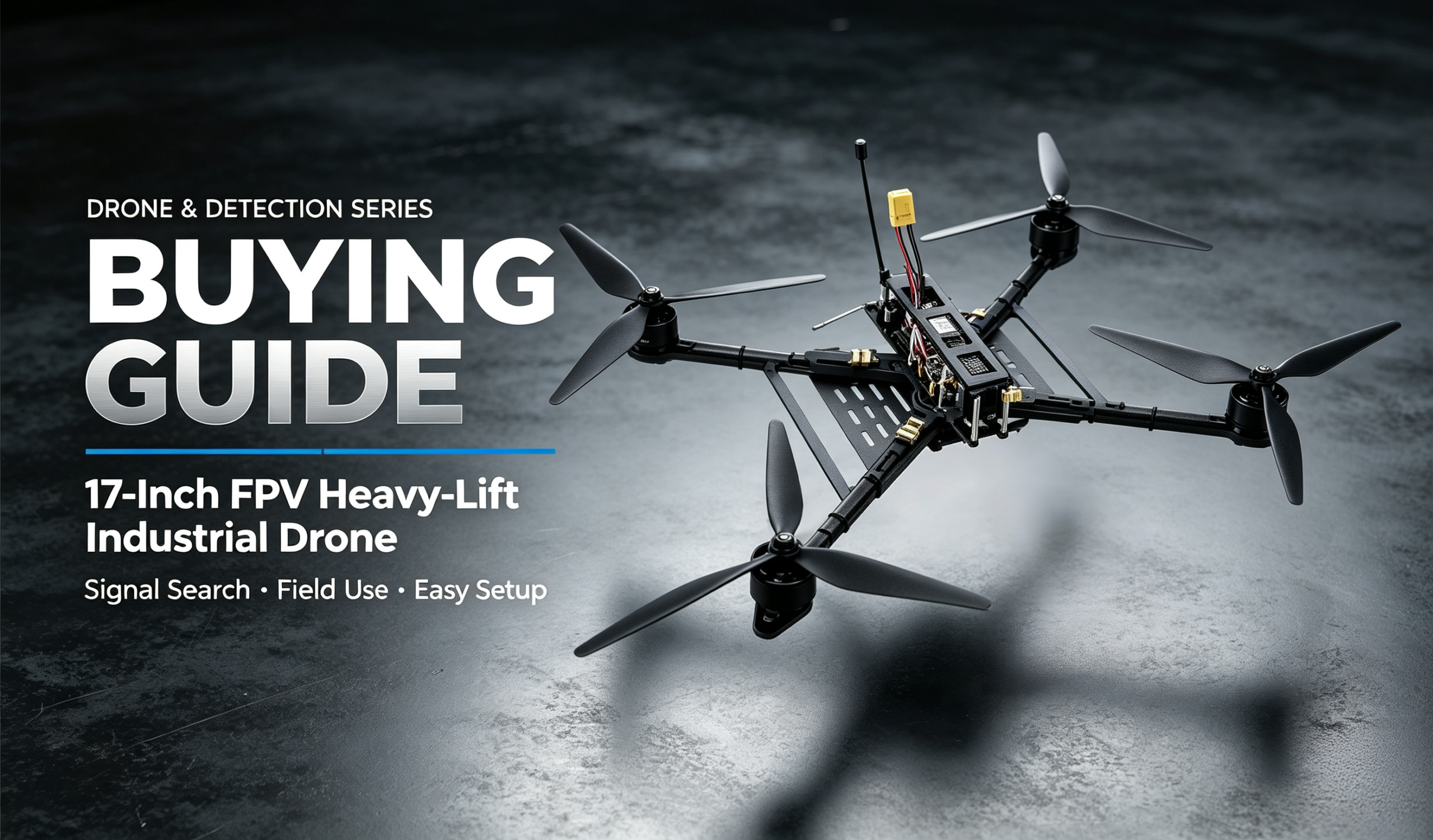 17-inch 8S-10S Wide-Voltage Heavy-Lift FPV Drone Buying Guide | Max 13kg Payload Super-Heavy Industrial Quadcopter