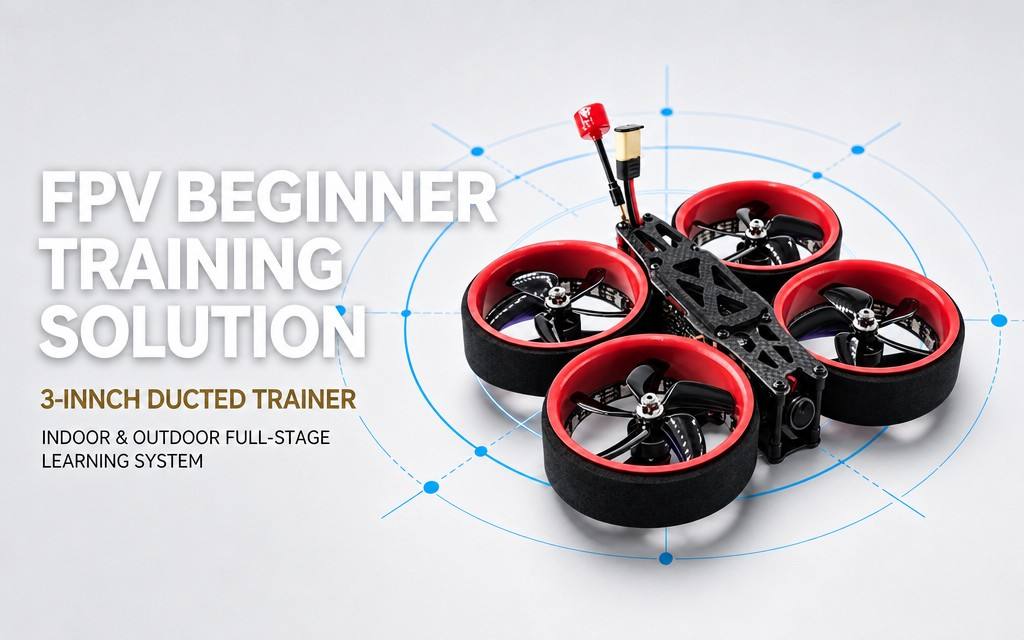 FPV Beginner Training Solution | 3-inch Ducted Trainer Indoor & Outdoor Full-Stage Learning System