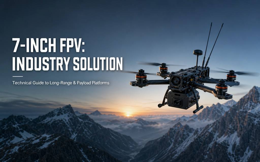 7-Inch FPV Long-Range Payload Drone Industry Solution | 2kg Payload & Long-Range Link, Covering Inspection / Aerial Photography / Reconnaissance / Surveying Scenarios