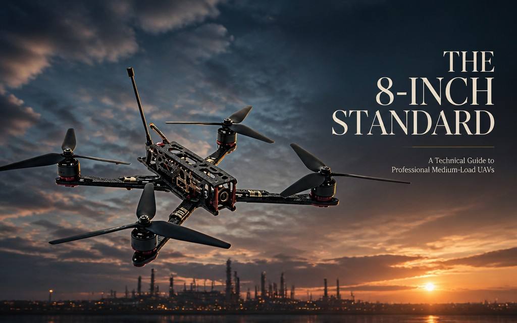 8-Inch QUAD X4 FPV Payload Drone: Technical Analysis of Medium-Load Long-Range Operational Platforms