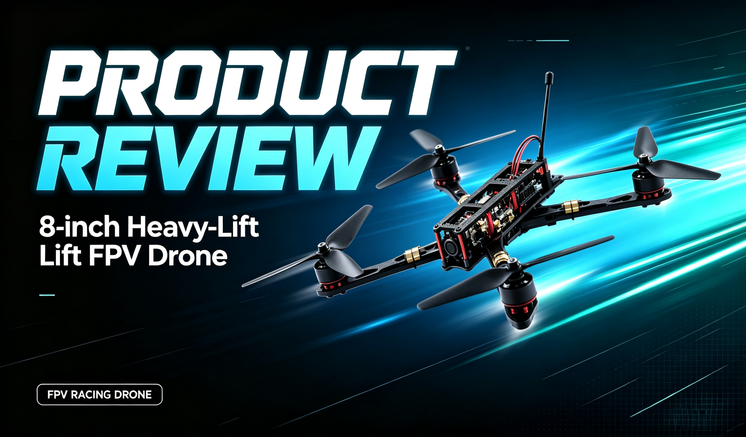 8‑inch Heavy‑Lift FPV Quadcopter Full Review|Max 3kg Payload Operational Drone Test