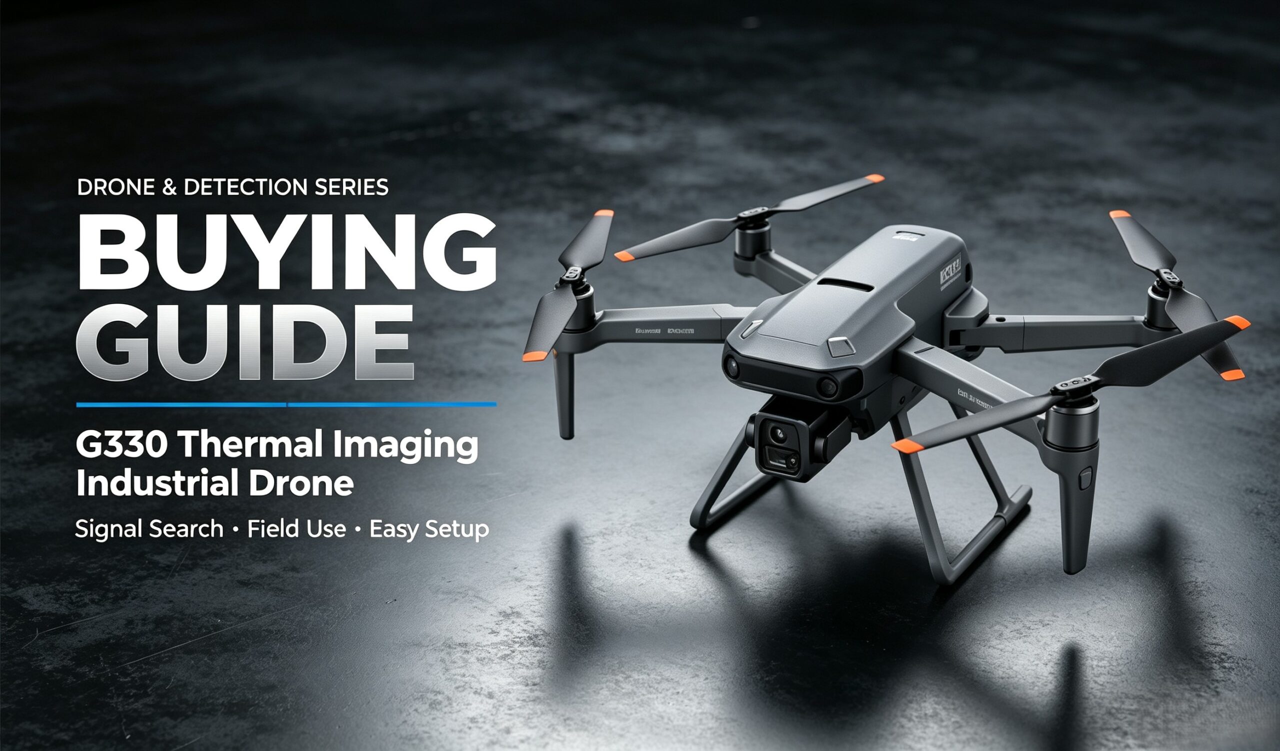 G330 Thermal Industrial Drone Buying Guide | Dual-Sensor 3-Axis Gimbal 6-Way OA Inspection Drone