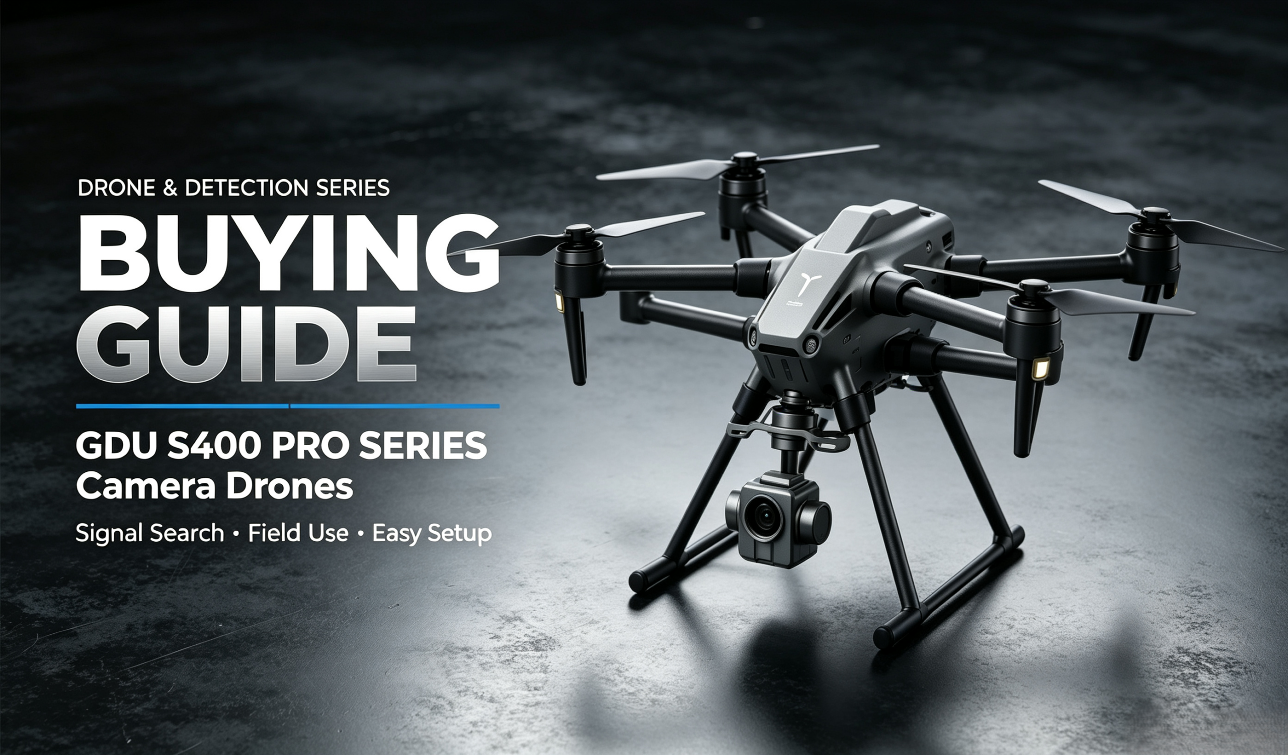 GDU S400E Industrial Drone Buying Guide | 3kg Payload All-Weather OA Flagship Inspection UAV