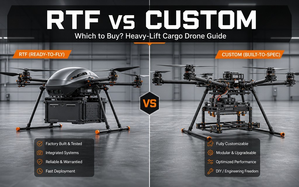 Should I buy a ready-to-fly heavy-lift drone or build one from parts for cargo missions? — a practical guide (2026)