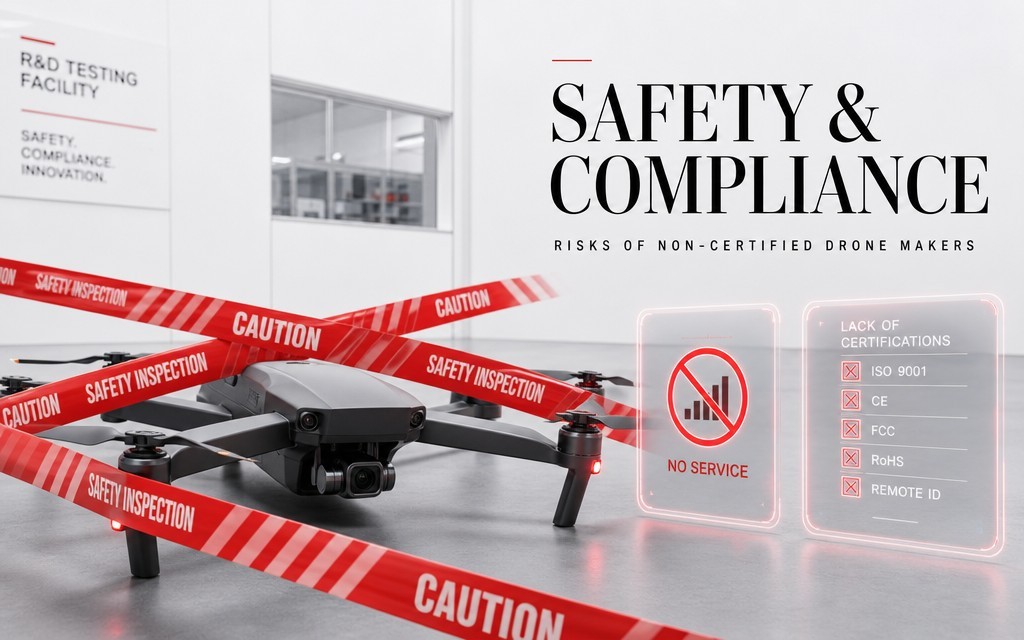 What are the biggest risks of buying industrial drones from a lesser-known manufacturer — a practical guide (2026)
