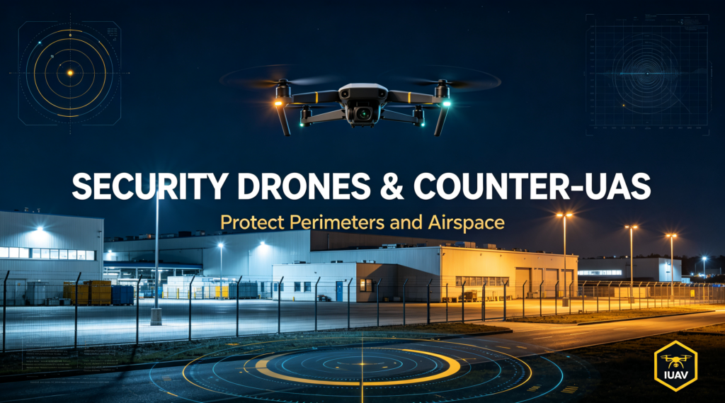 Security Drones and Counter-UAS: Protecting Perimeters and Critical Airspace