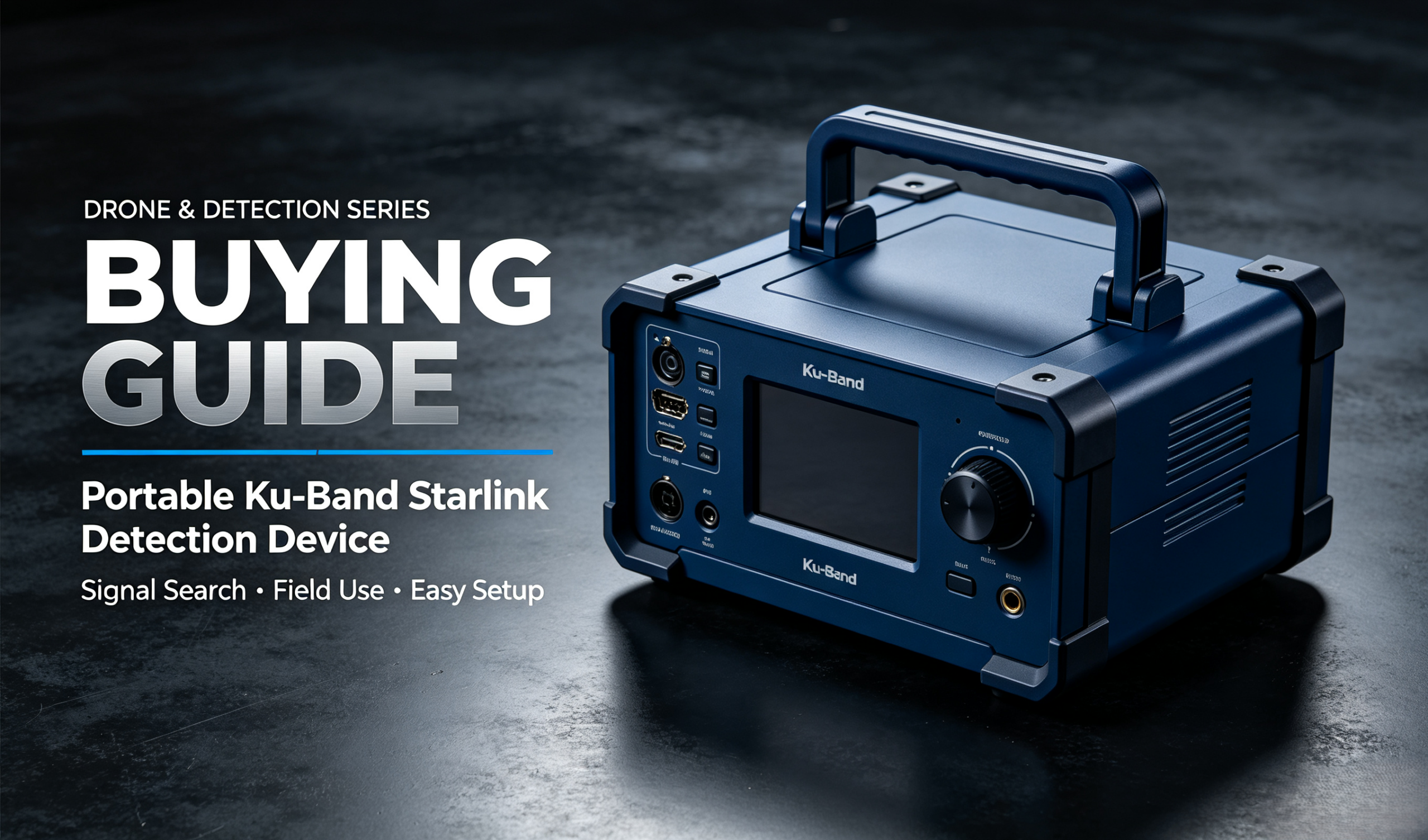 XL‑UP Portable Ku‑Band Starlink Signal Detector Buying Guide｜Specs, Use‑cases & Procurement Pitfalls