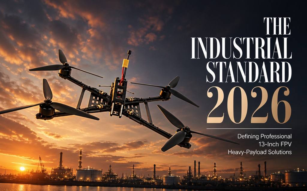 15-Inch QUAD X4 FPV Heavy-Lift Drone Solution | 10kg Max Payload & High-Voltage Powertrain, Covering Survey / Logistics / Inspection / Emergency Scenarios
