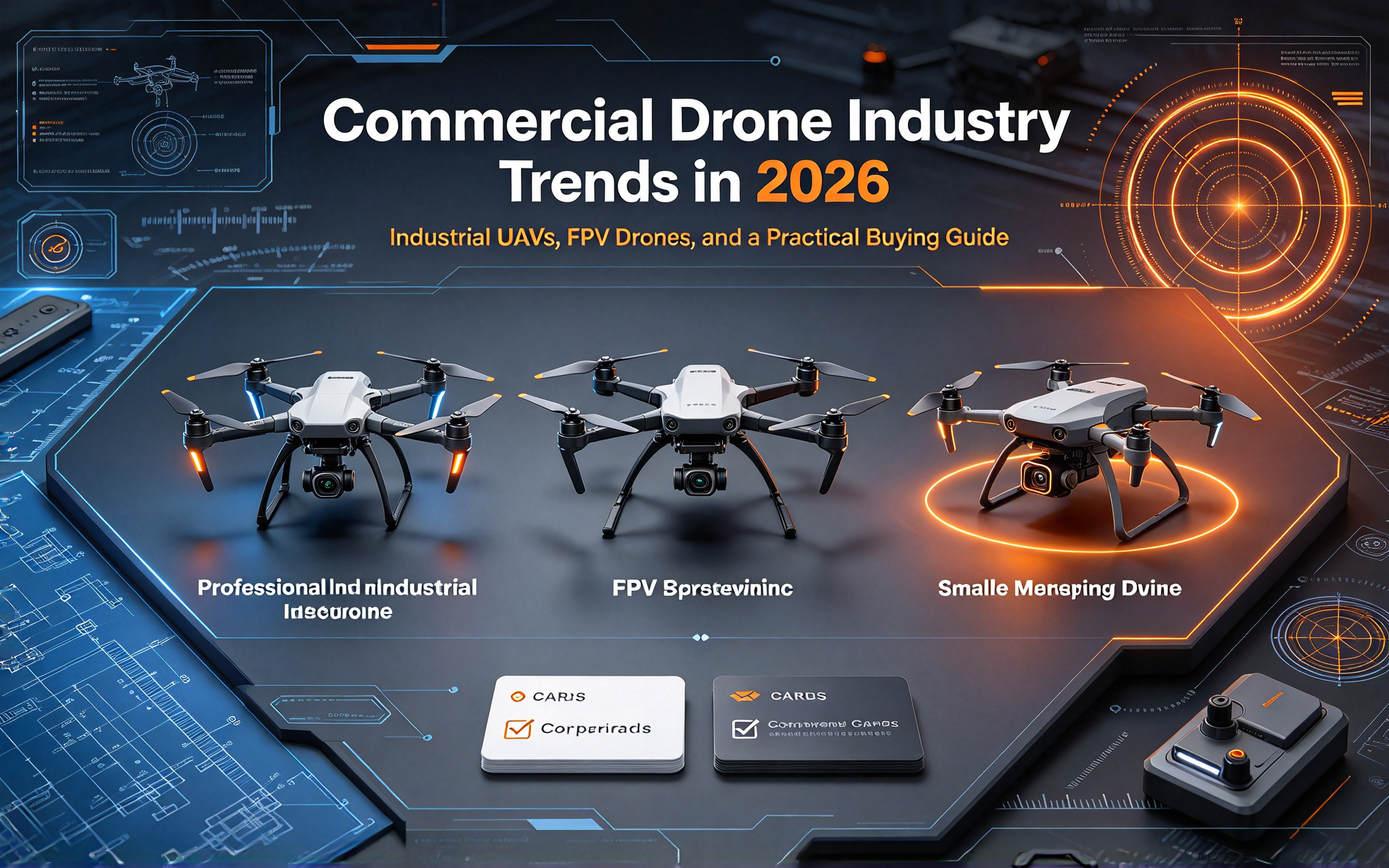 Commercial Drone Industry Trends in 2026: Industrial UAVs, FPV Drones, and a Practical Buying Guide