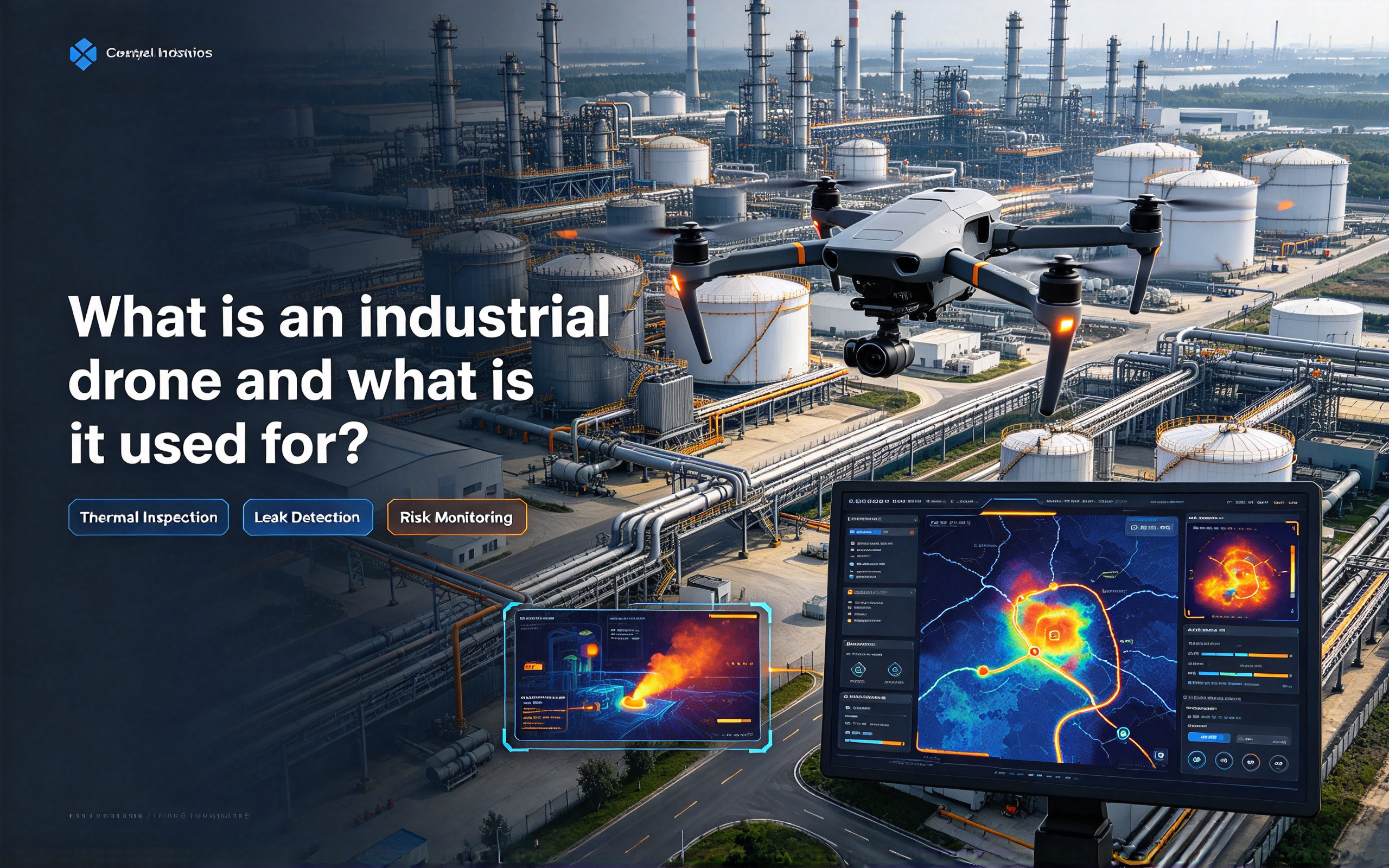 What is an industrial drone and what is it used for?